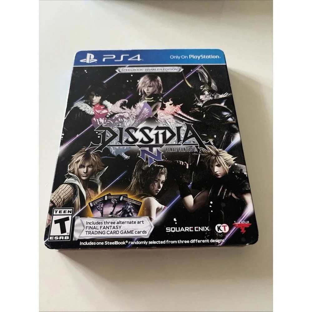 Dissidia Final Fantasy NT Steelbook Brawler Edition W/ Slipcover PlayStation 4